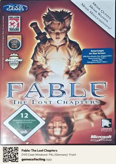 Fable: The Lost Chapters Computer, Germany box front