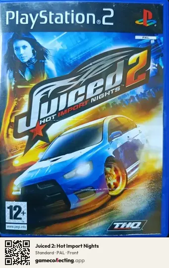 Juiced 2: Hot Import Nights PlayStation 2, PAL box front