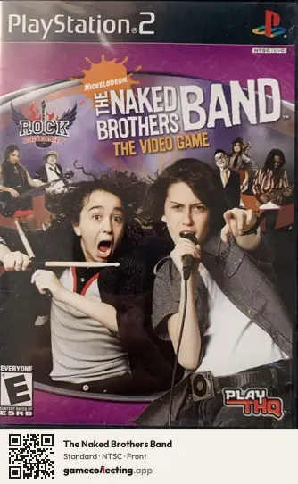 The Naked Brothers Band PlayStation 2, NTSC box front