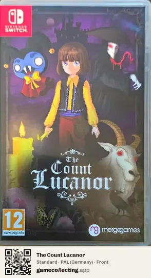 The Count Lucanor Nintendo Switch, Germany box front