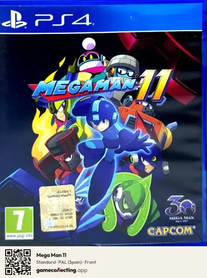 Mega Man 11 PlayStation 4, Spain box front