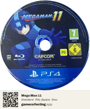 Mega Man 11 PlayStation 4, PAL disc