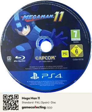 Mega Man 11 PlayStation 4, PAL disc