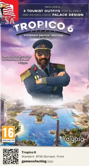 Tropico 6 Nintendo Switch, Europe box front