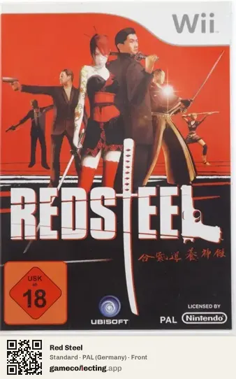 Red Steel Nintendo Wii, Germany box front