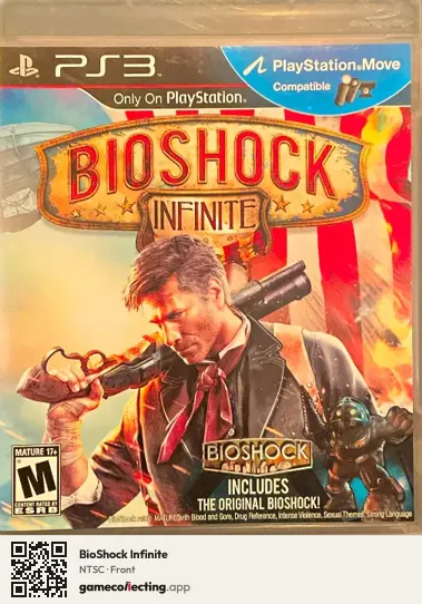BioShock Infinite PlayStation 3, NTSC box front