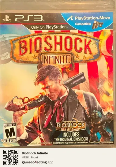 BioShock Infinite PlayStation 3, NTSC box front