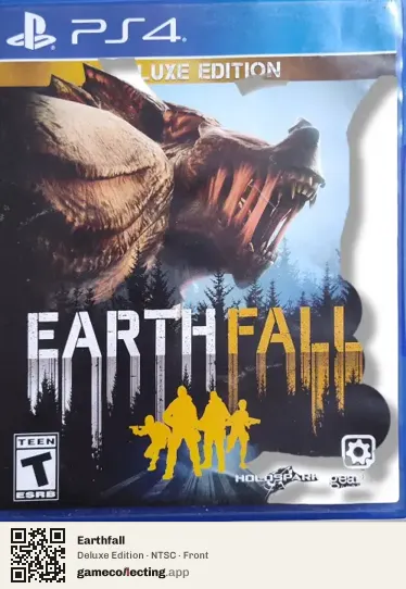 Earthfall PlayStation 4, NTSC box front