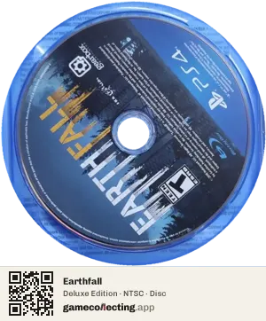 Earthfall PlayStation 4, NTSC disc
