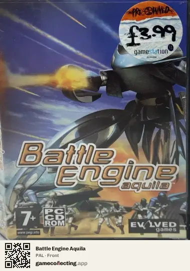 Battle Engine Aquila Computer, PAL box front