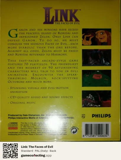 Link: The Faces of Evil Philips CD-i, Italy box back