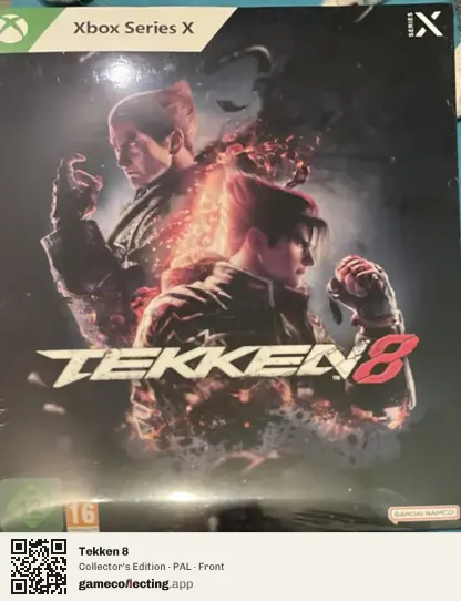 Tekken 8 Xbox Series X, PAL box front