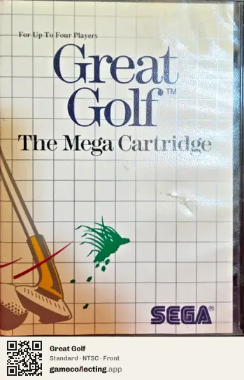 Great Golf Sega Master System, NTSC box front