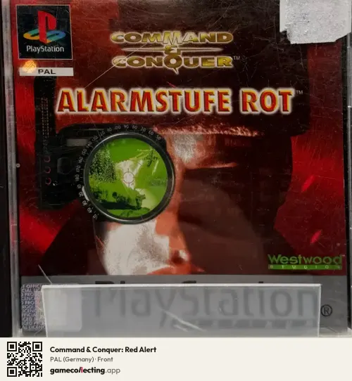Command & Conquer: Red Alert PlayStation, Germany box front
