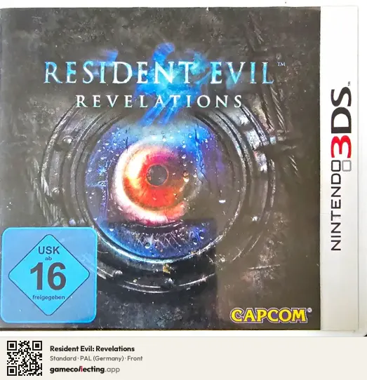 Resident Evil: Revelations Nintendo 3DS, Germany box front