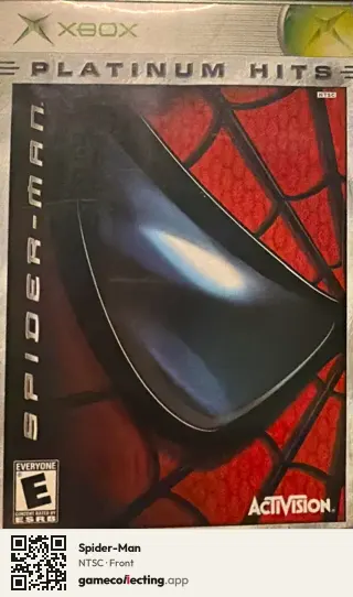 Spider-Man Xbox, NTSC box front