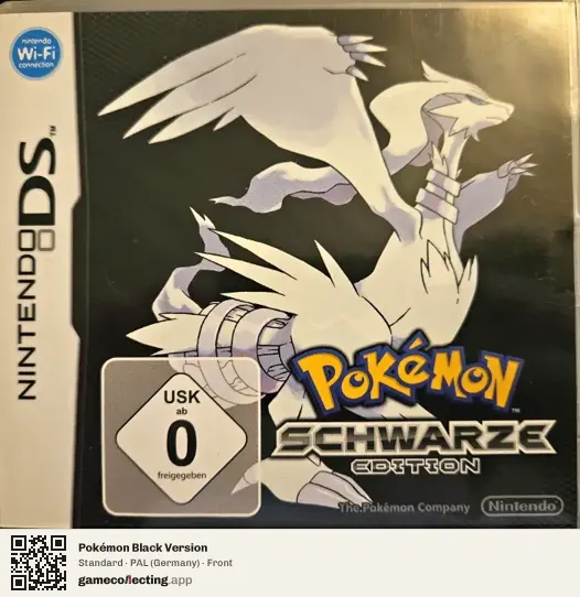 Pokémon Black Version Nintendo DS, Germany box front