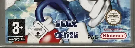 Sonic Adventure DX: Director's Cut, the PEGI square on its front