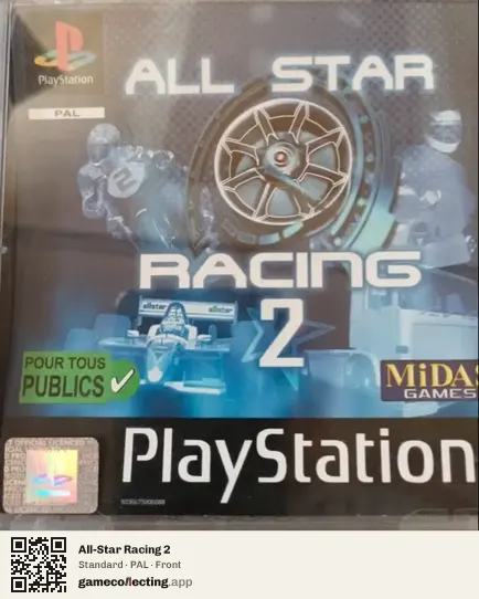 All-Star Racing 2 PlayStation, PAL box front