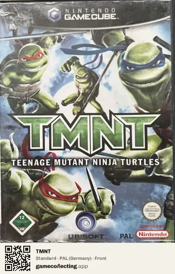 TMNT Nintendo GameCube, Germany box front