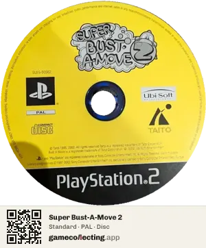Super Bust-A-Move 2 PlayStation 2, PAL disc