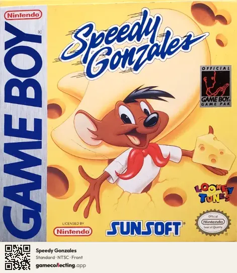 Speedy Gonzales Game Boy, NTSC box front