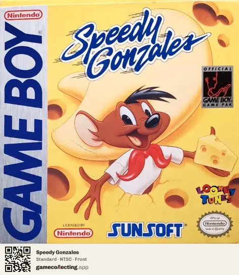 Speedy Gonzales Game Boy, NTSC box front
