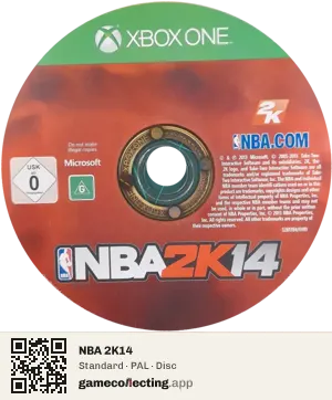 NBA 2K14 Xbox One, PAL disc