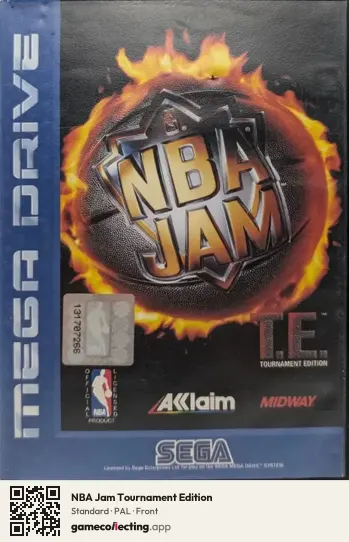NBA Jam Tournament Edition Sega Mega Drive / Genesis, PAL box front