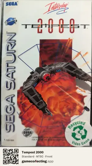 Tempest 2000 Sega Saturn, NTSC box front