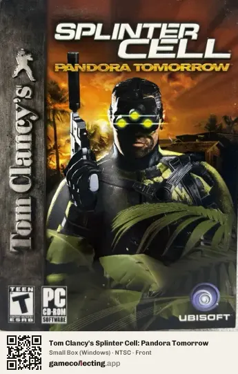 Tom Clancy's Splinter Cell: Pandora Tomorrow Computer, NTSC box front