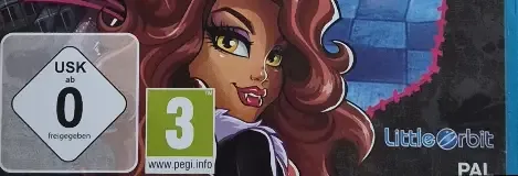 Monster High: New Ghoul in School, the USK square on its front