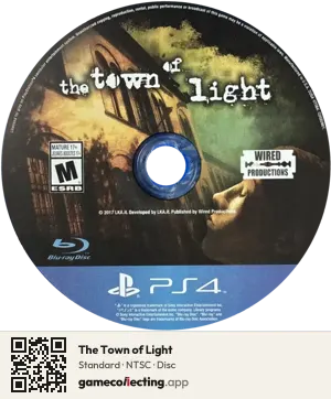 The Town of Light PlayStation 4, NTSC disc