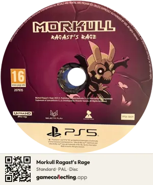 Morkull Ragast's Rage PlayStation 5, PAL disc