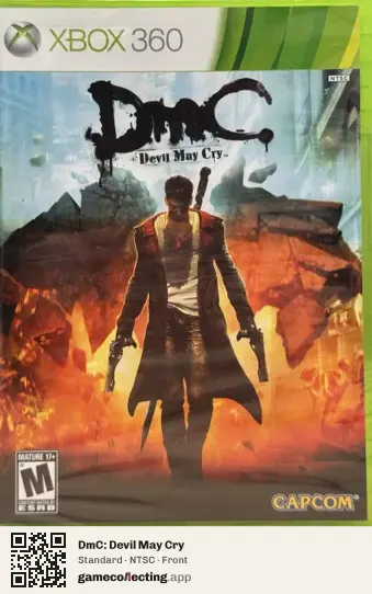 DmC: Devil May Cry Xbox 360, NTSC box front