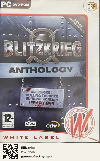 Blitzkrieg Computer, PAL box front