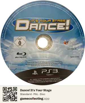 Dance! It's Your Stage PlayStation 3, PAL disc