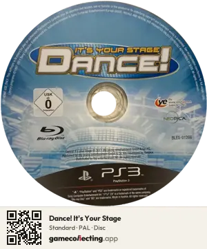 Dance! It's Your Stage PlayStation 3, PAL disc