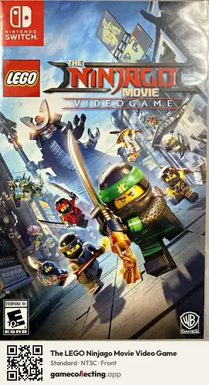 The LEGO Ninjago Movie Video Game Nintendo Switch, NTSC box front