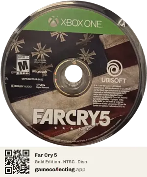 Far Cry 5 Xbox One, NTSC disc
