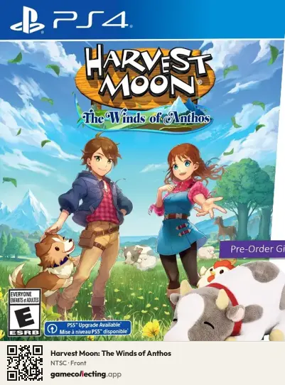Harvest Moon: The Winds of Anthos PlayStation 4, NTSC box front