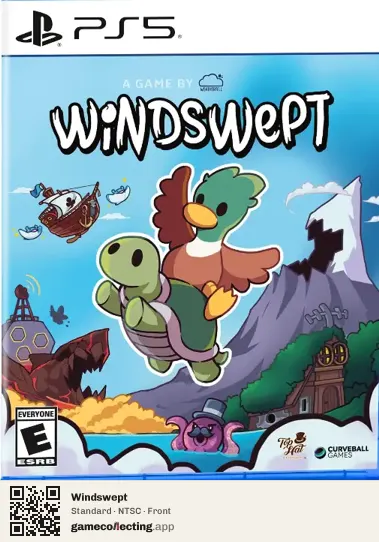 Windswept PlayStation 5, NTSC box front