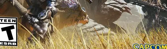 Monster Hunter Wilds, the ESRB box on its front