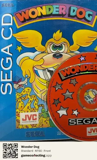 Wonder Dog Sega Mega-CD / Sega CD, NTSC box front