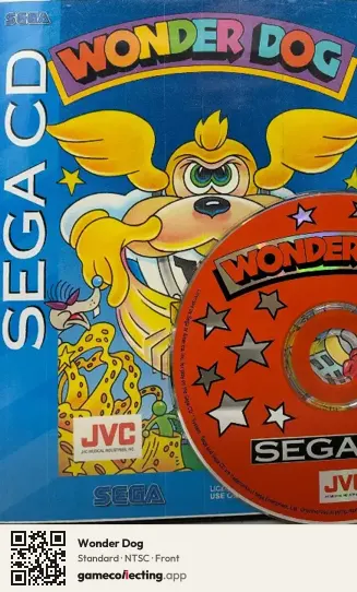 Wonder Dog Sega Mega-CD / Sega CD, NTSC box front