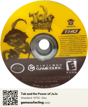 Tak and the Power of JuJu Nintendo GameCube, NTSC disc