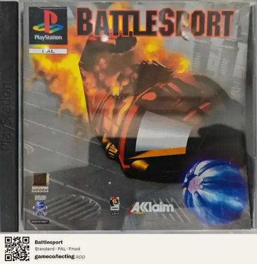Battlesport PlayStation, PAL box front