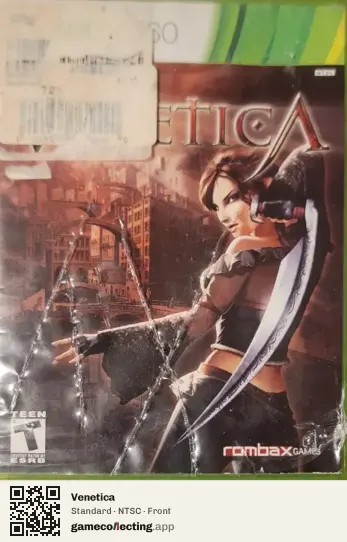 Venetica Xbox 360, NTSC box front