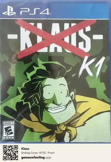 Klaus PlayStation 4, NTSC box front