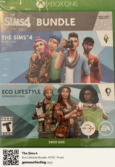 The Sims 4 Xbox One, NTSC box front